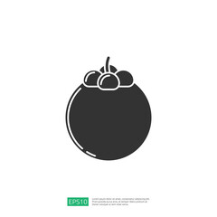 A simple, stylized illustration of a round fruit, likely representing a tomato or similar fruit, with a minimalistic design and a text area for additional information.