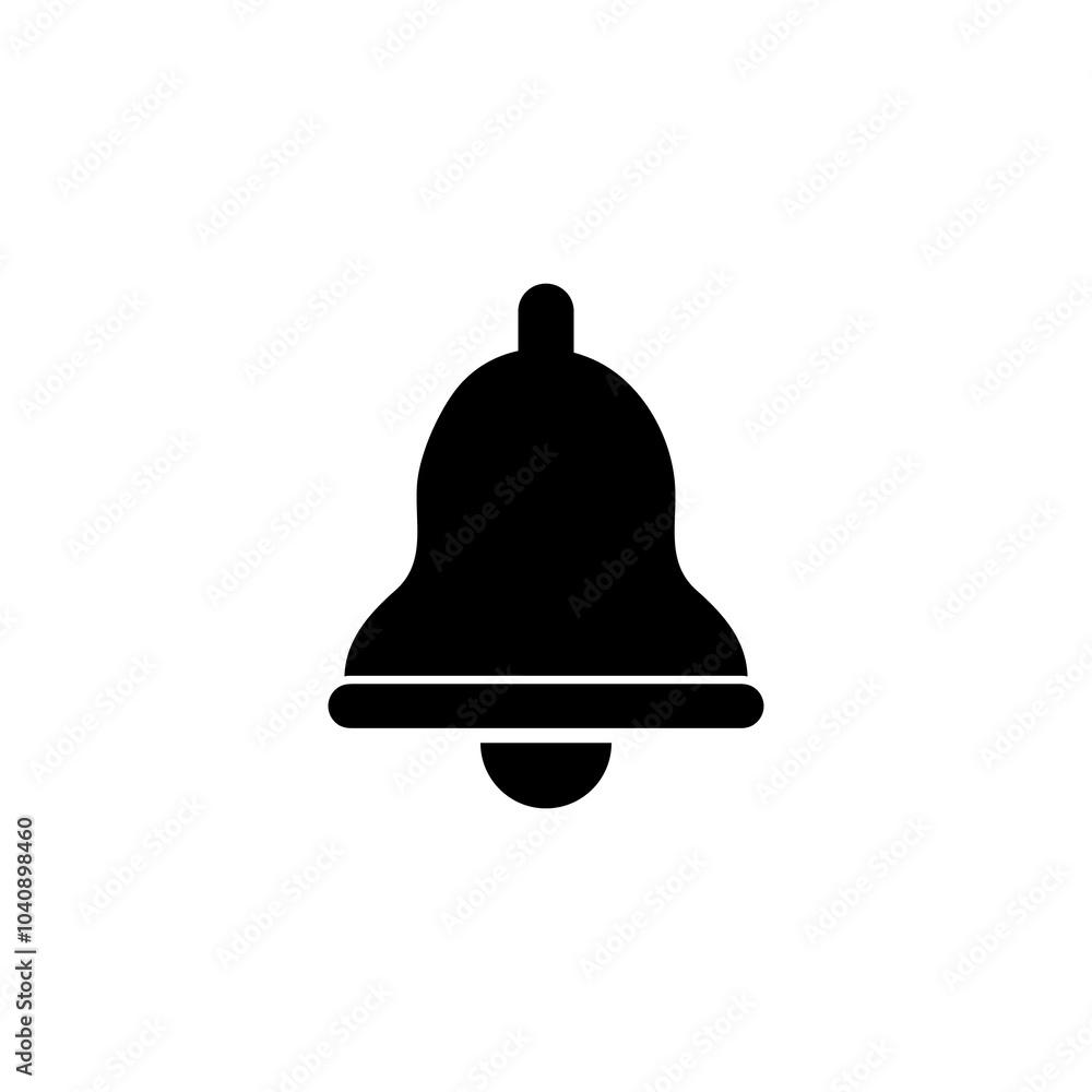 Poster bell vector simple trendy style illustration for web and app..eps