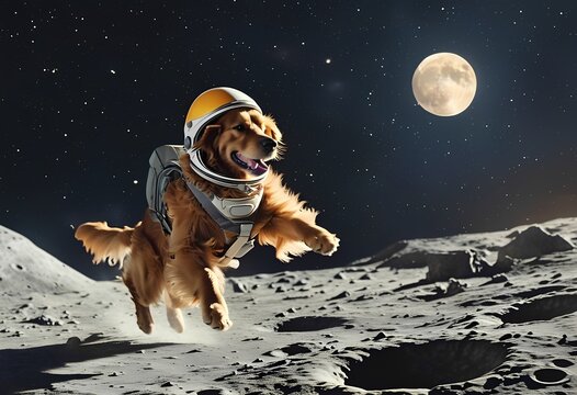 astronaut dog