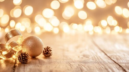 Shimmering Decorations for New Year Celebration