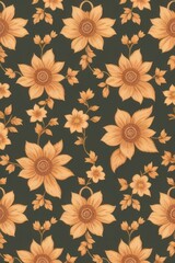 flowers pattern wallpaper