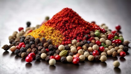  Peppercorn Medley A Colorful Collection of Spices for Culinary Adventures 