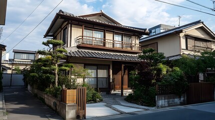 Fototapeta premium 日本の一軒家