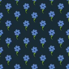 Flower illustration pattern. Flower seamless pattern background. Flower background. Floral decoration background. silhouette flower background.