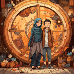 Ornate Gate Portrait