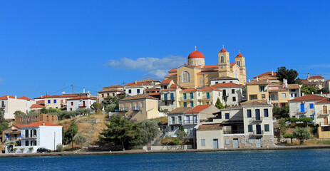 Obraz premium Grèce, village de Galaxidi 