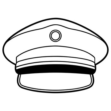 Military Cap clip art preview