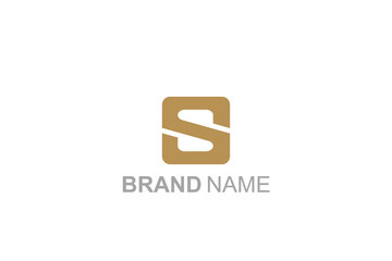 Initial S logo design