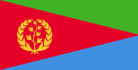 Illustration of eritrea flag, eritrea flag, eritrea country flag, country flag, eritrea country, flag, illustration, country, eritrea, flag of the republic