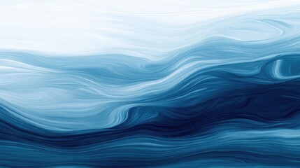 Fototapeta premium Serene Smooth Blue Gradient Tones and Texture