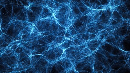 Obraz premium Abstract Blue Lines on Dark Background