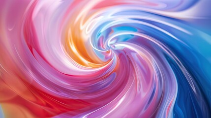 Fototapeta premium Abstract swirling patterns of colored glass with a soft focus.