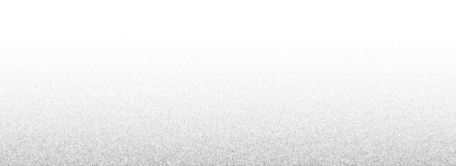 Stippled gradient texture. Fading grain dotted background. Sprayed grunge noise surface. Black dots, speckles, particles specks, dust, dots wallpaper. Subtle halftone gritty sand overlay. Vector