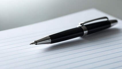 Documentation in Action: A Pen and Contract Ready for Completion