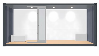 Fototapeta premium Container House Layout Plan