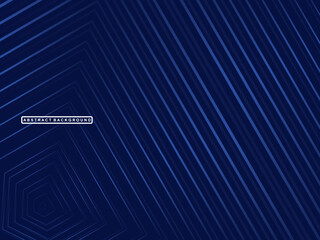 Premium background design with diagonal dark blue stripes pattern. Vector horizontal template for digital luxury business banner, contemporary formal invitation, luxury voucher, gift certificate.