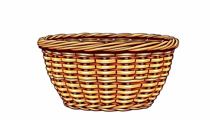Isolated Basket PNG