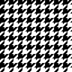 Naklejka premium Basic Geometric Pattern seamless continuous repeated tile pattern design, Print design, polka dot, gingham, check, chevrons, argyle, houndstooth, stripes in black and white