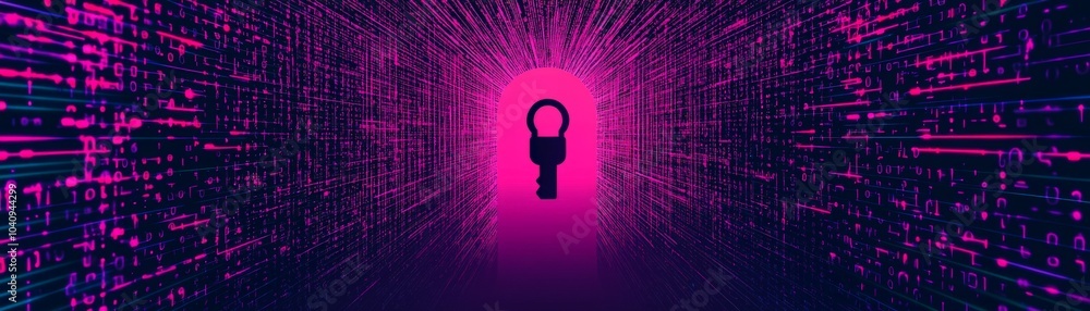 Poster unlocking the future a visual journey through cybersecurity and digital protection in a modern world