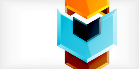 Arrow technology and business concept background. Vector Illustration For Wallpaper, Banner, Background, Card, Book Illustration, landing page