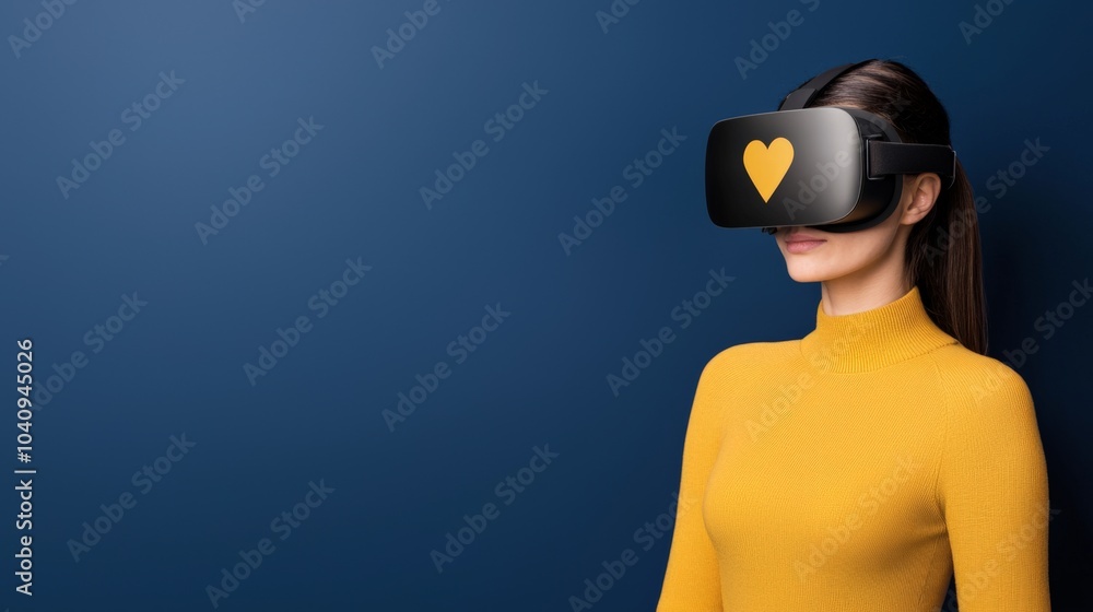 Poster exploring the future of virtual reality how immersive experiences are transforming emotions and conn