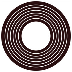 Fototapeta premium Abstract glowing geometric lines background Modern shiny circle lines pattern Futuristic technology concept diagonal rounded lines art design Suit for cover, poster, brochure, header, website. eps 10