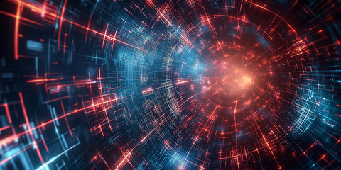 Obraz premium fractal realms background