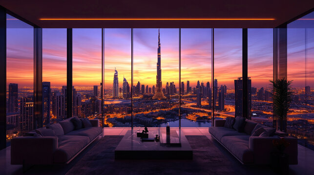 High rise buildings in the city, modern offices