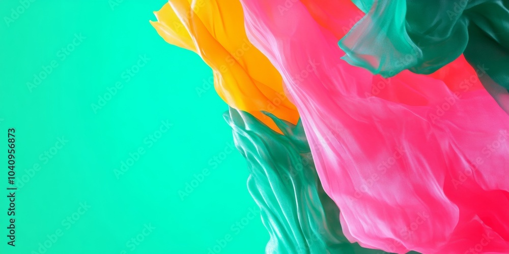 Aufkleber futuristic festive background with colorful digital glitch art patterns and textures