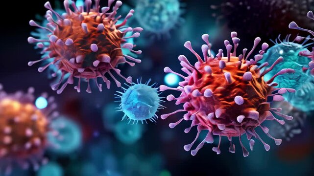 Understanding the structure and behavior of viruses in a lab setting, showcasing their complexity and characteristics