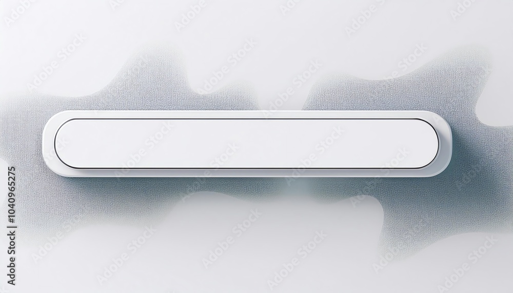 Poster a minimalist design featuring a blank rectangular interface on a textured background, offering a cle