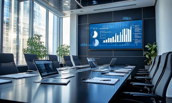 business conference room presentation