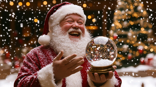 Joyful santa