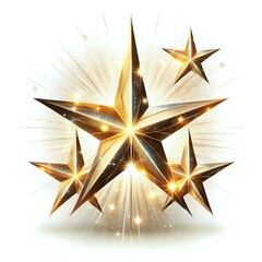 Fototapeta premium Radiant Starburst: A Symphony of Light and Color