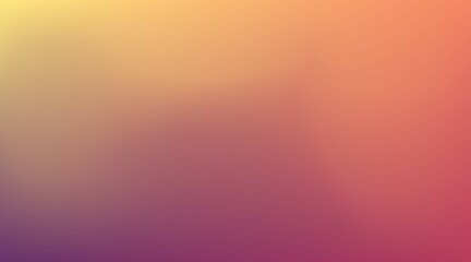 A smooth gradient background transitioning from golden yellow to orange, then into vibrant maroon, and finally fading into dark purple creates a striking visual contrast.