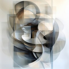 Fototapeta premium Abstract Geometric Composition