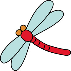 a dragonfly painting