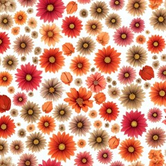 Seamless watercolor floral pattern - pink blush flowers elements, green leaves branches on dark black background; for wrappers, wallpapers, postcards, greeting cards, wedding invites, romantic events.