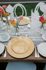 Backyard Tent + Table for an intimate event