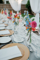 Backyard Tent + Table for an intimate event