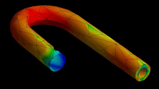 Mechanic simulation engineering - Stress and breakpoint analysis of Lock under force and moment conditions
