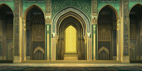 Obraz premium Interior of the Grand Mosque