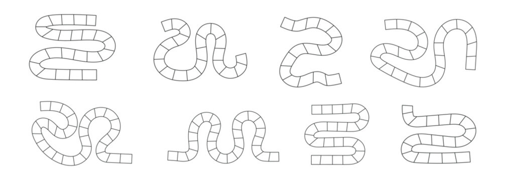 Simple Board Game Path Template