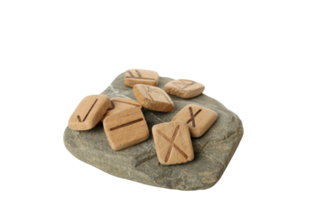 PNG, runes and other magical accessories, isolated on white background.