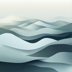 Fototapeta premium Abstract Blue Waves