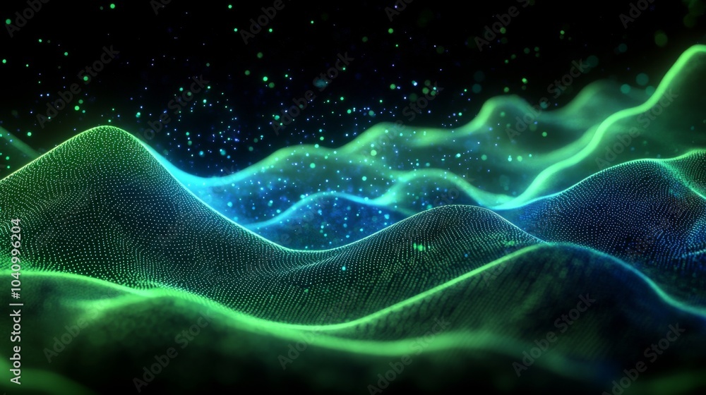 Aufkleber a visual exploration of fluid shapes in a captivating dark environment.