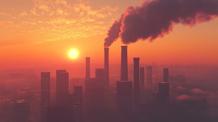 Soaring skyscrapers dominate the vibrant city skyline, a modern metropolis in motion