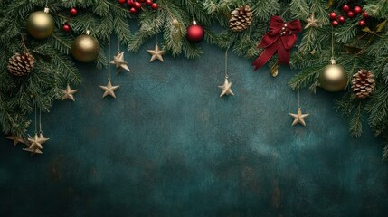 background with christmass decoration