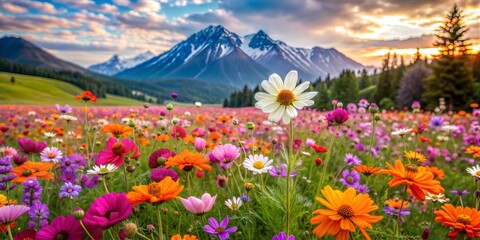 Vibrant Wildflower Meadow