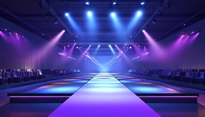 A stunning runway extravaganza showcasing high-fashion designs.